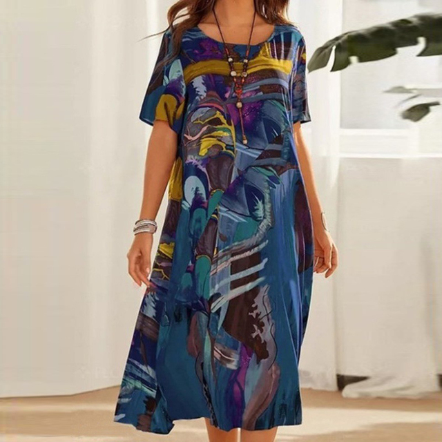 Phoebe - Vestito floreale confortevole