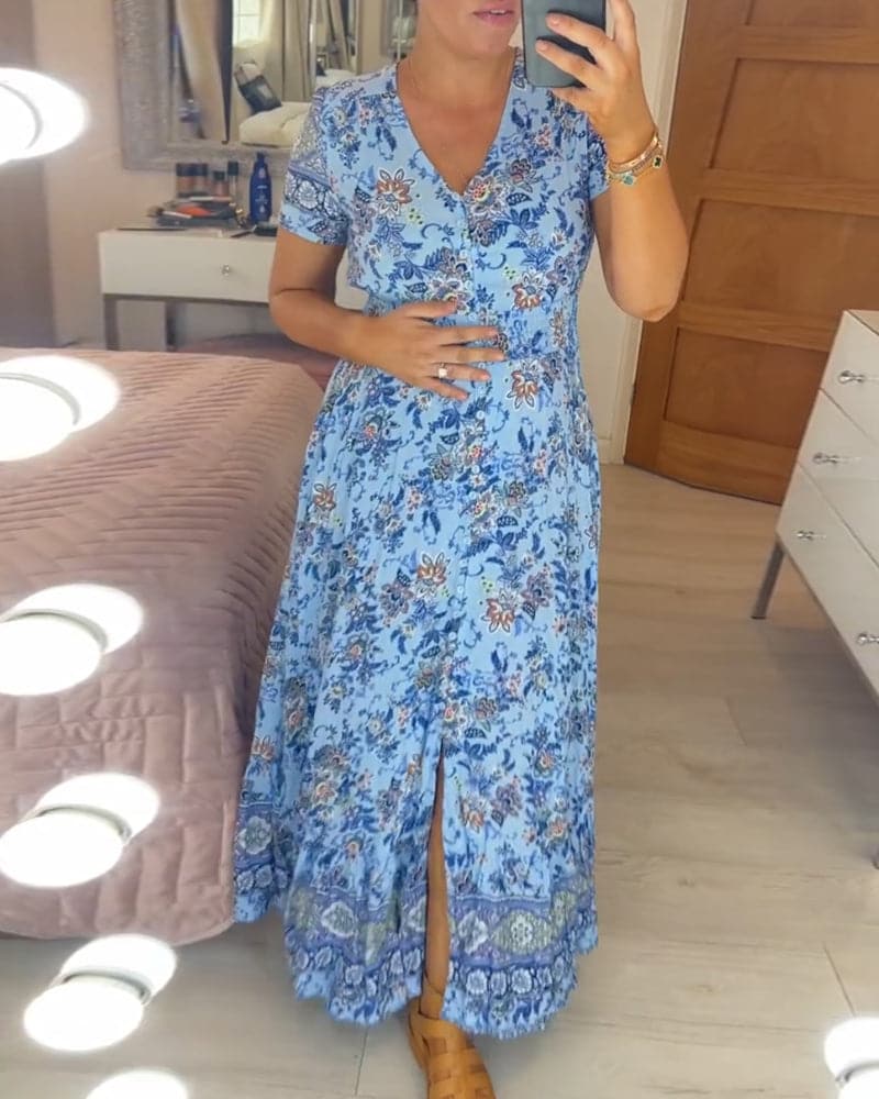 Maxi abito floreale Hailee