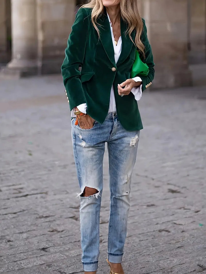 JULISSA BLAZER ELEGANTE IN VELLUTO