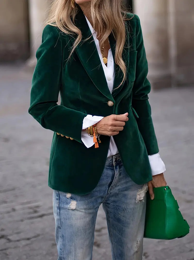 JULISSA BLAZER ELEGANTE IN VELLUTO