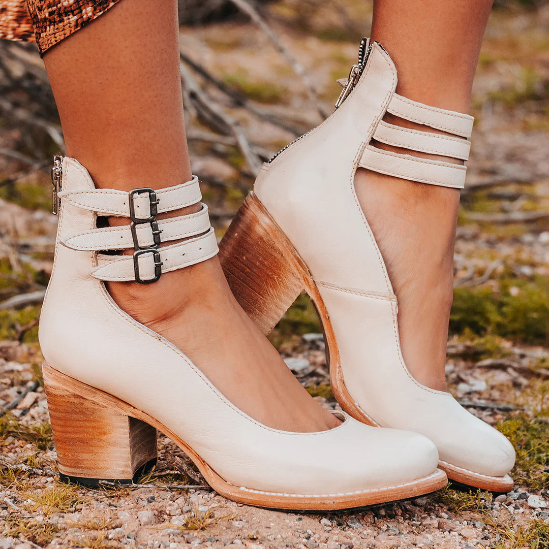Scarpe con tacco a blocco con cinturino Rina