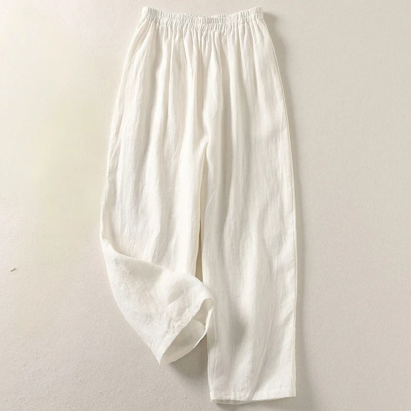 PANTALONI COMODI DI LINO ALISA