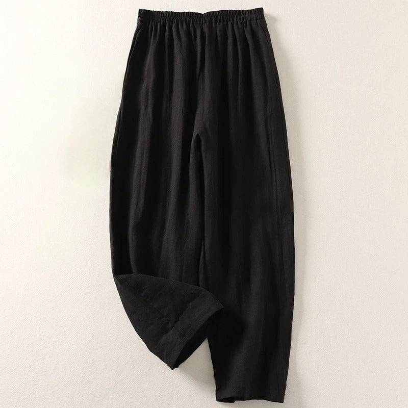 PANTALONI COMODI DI LINO ALISA