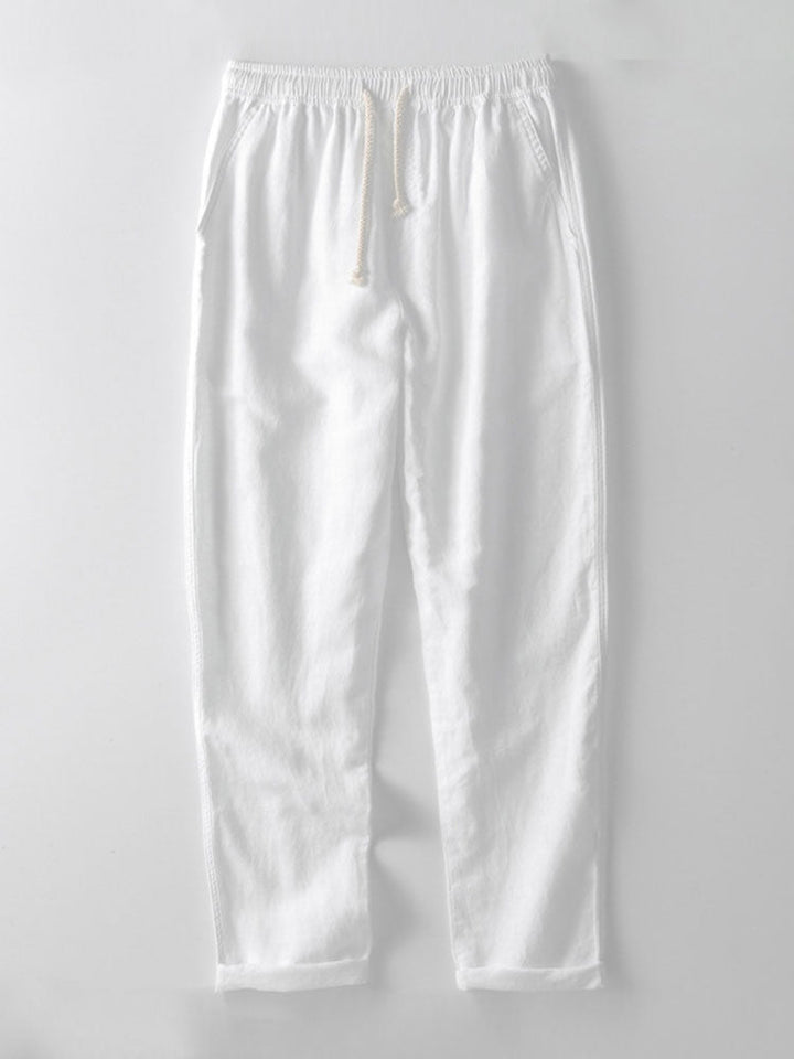 Abito casual Leo con pantaloni di lino