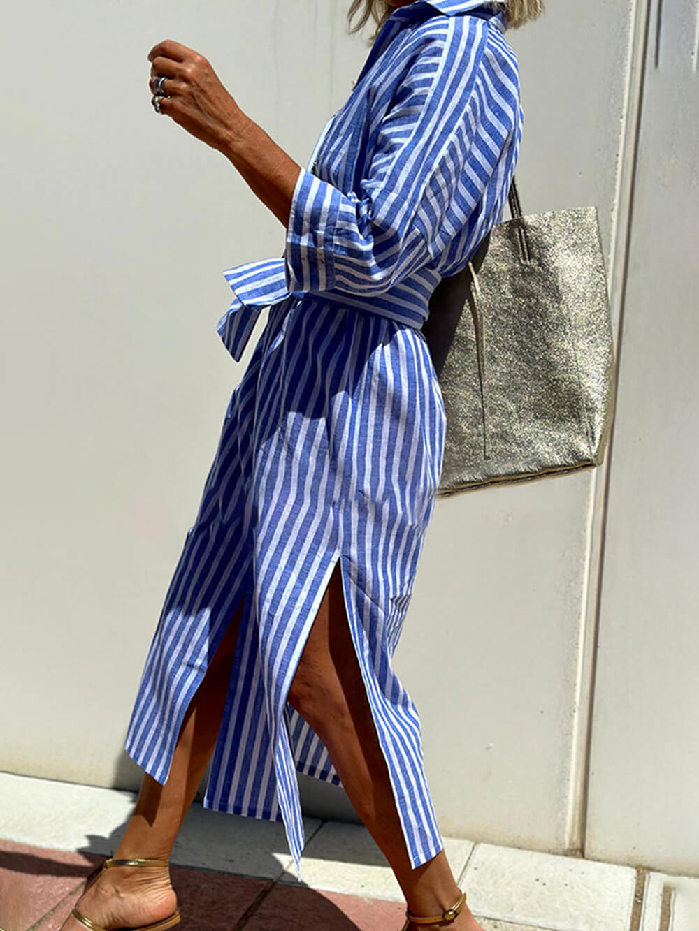 CAMICIA A RIGHE ELLE