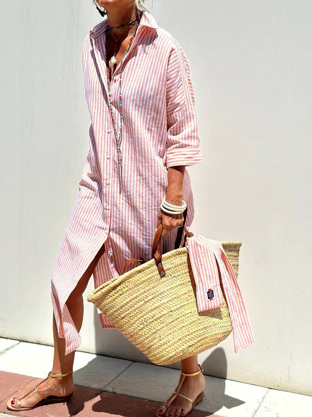 CAMICIA A RIGHE ELLE