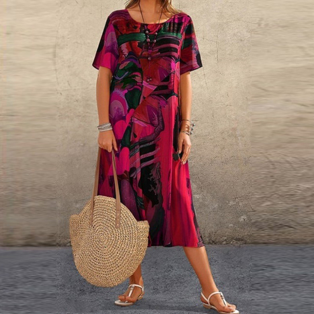 Phoebe - Vestito floreale confortevole