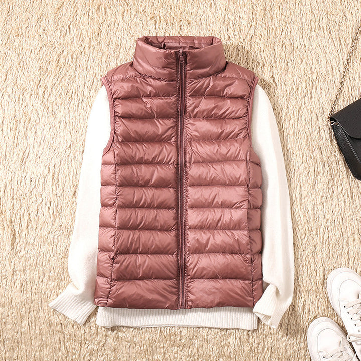 Gilet impermeabile Galora con piuma d'anatra bianca