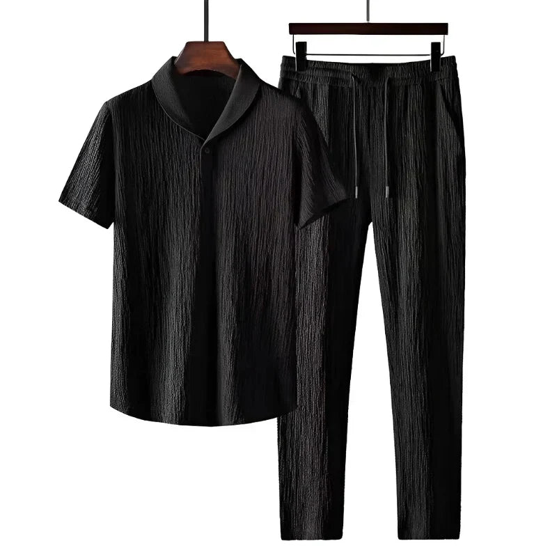 Polo e pantaloni in cotone