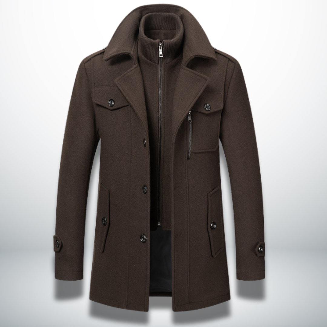 Don The Man Cappotto da uomo elegante e accogliente