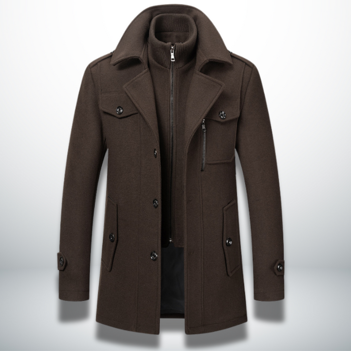 Don The Man Cappotto da uomo elegante e accogliente
