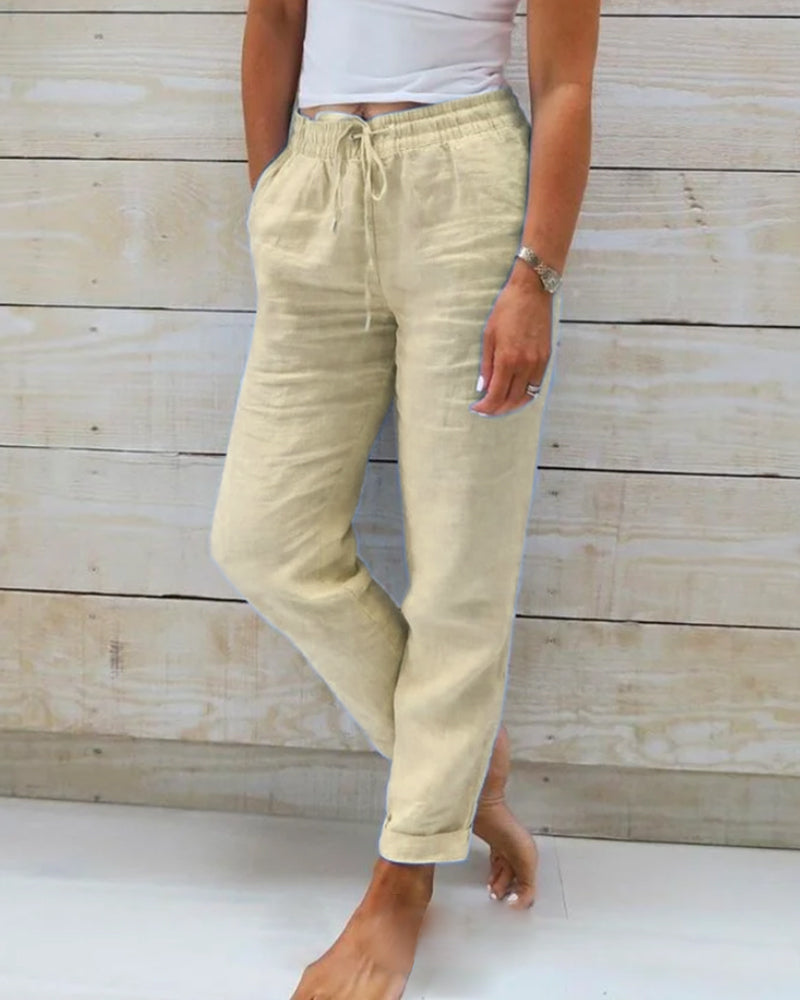 Pantaloni a vita elastica Miriam