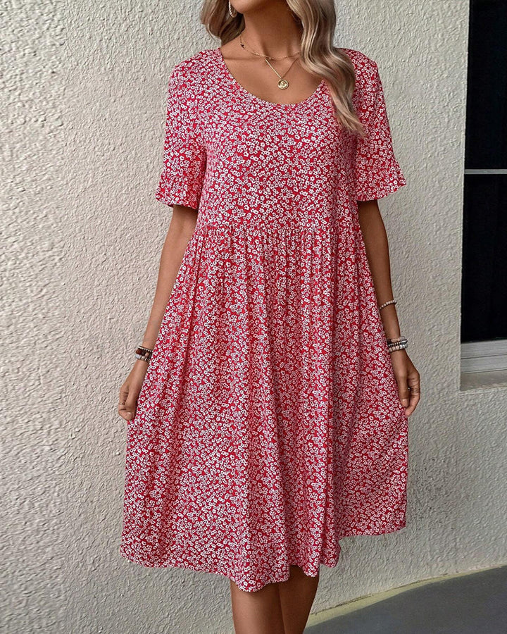 Fleur Vestito midi floreale moda donna elegante