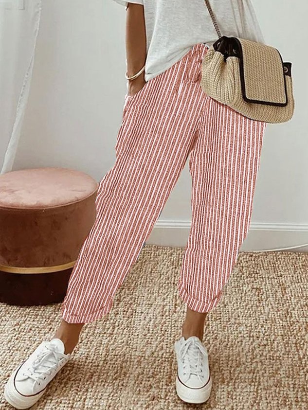 LUCY - Pantaloni di lino di lusso