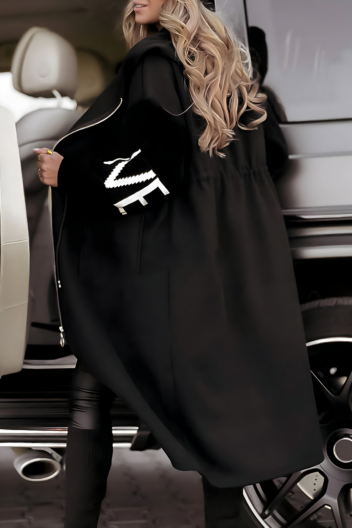 ROSANA Elegante cappotto con cappuccio