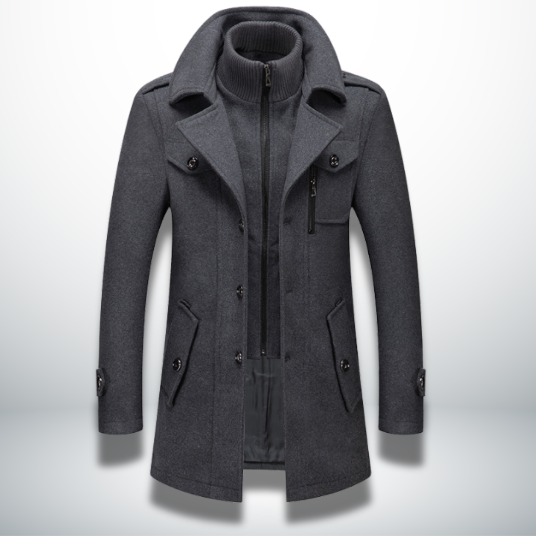 Don The Man Cappotto da uomo elegante e accogliente