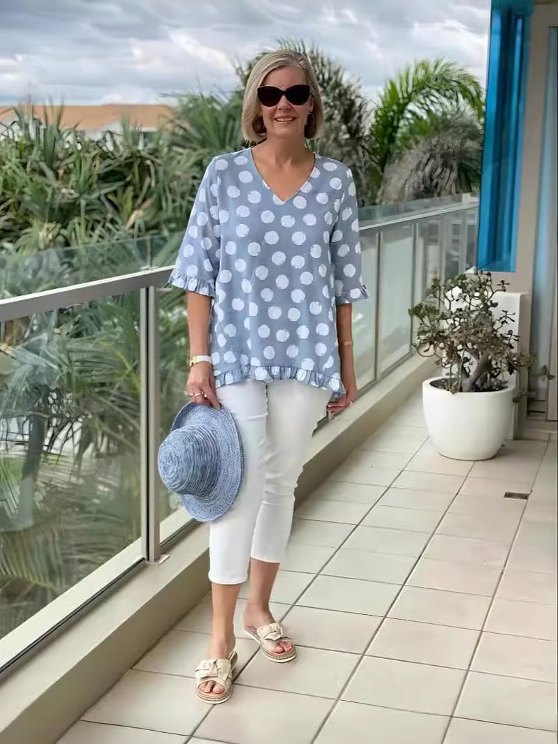 Top elegante vintage Evelyn