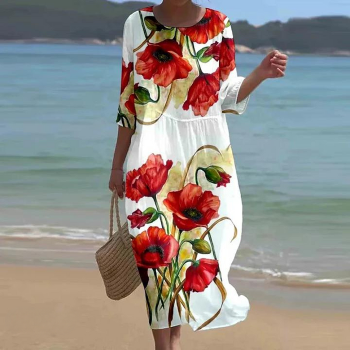 Maxi abito floreale alla moda Miranda