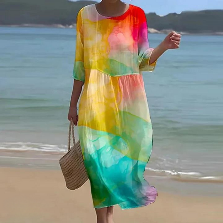 Maxi abito floreale alla moda Miranda