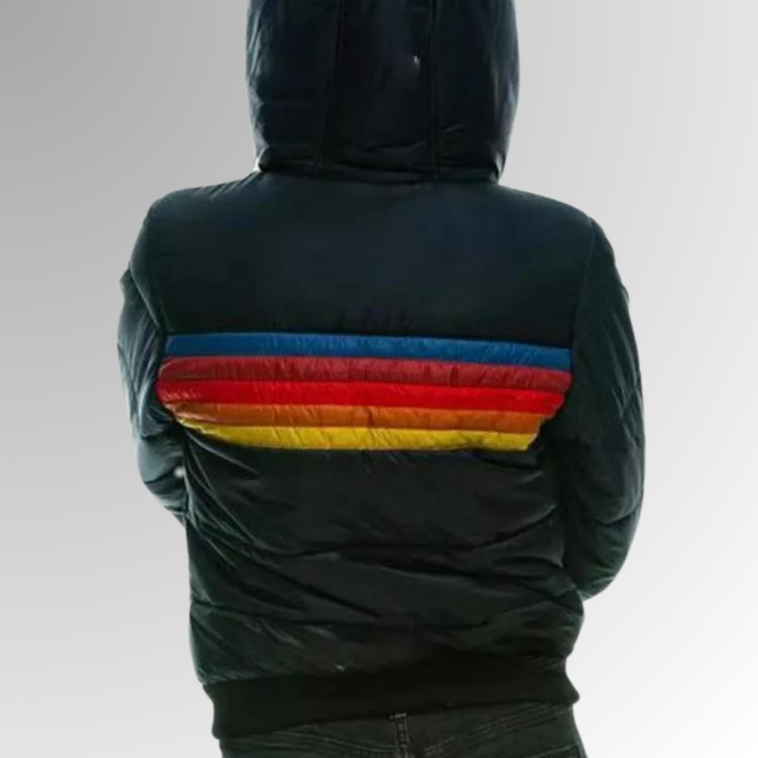 Giacca Dina Rainbow Puffer