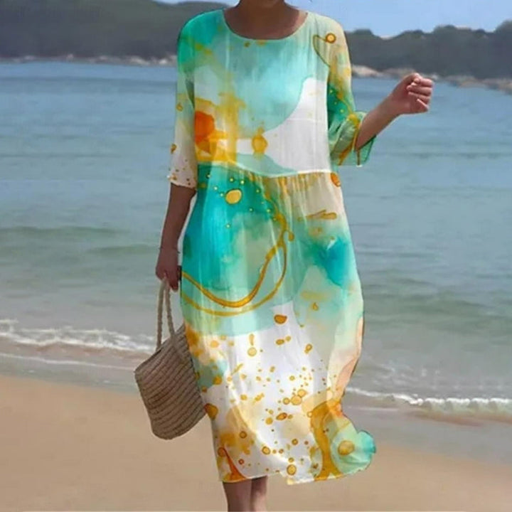 Maxi abito floreale alla moda Miranda