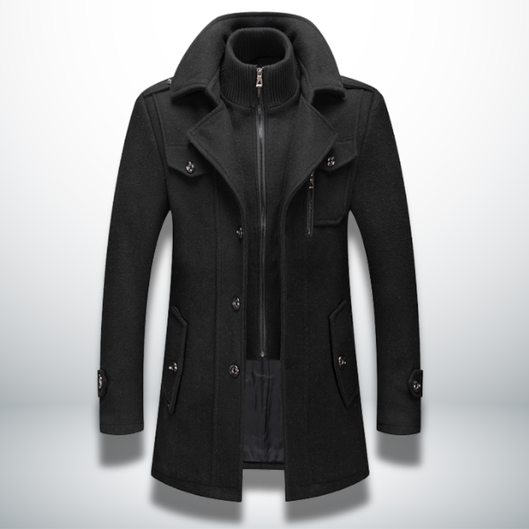 Don The Man Cappotto da uomo elegante e accogliente