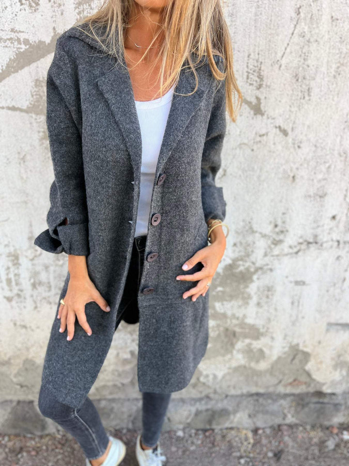 cappotto a maglia lunga ada
