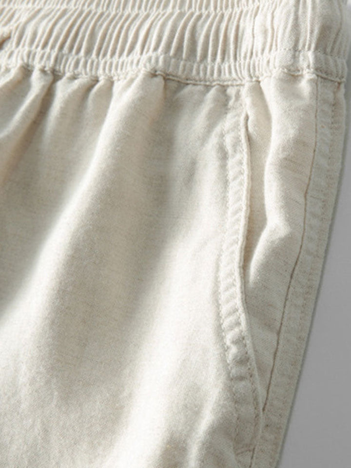 Abito casual Leo con pantaloni di lino