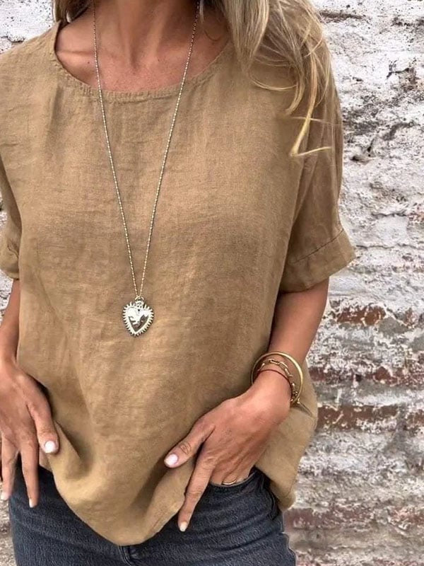 Top rilassato minimalista Casia