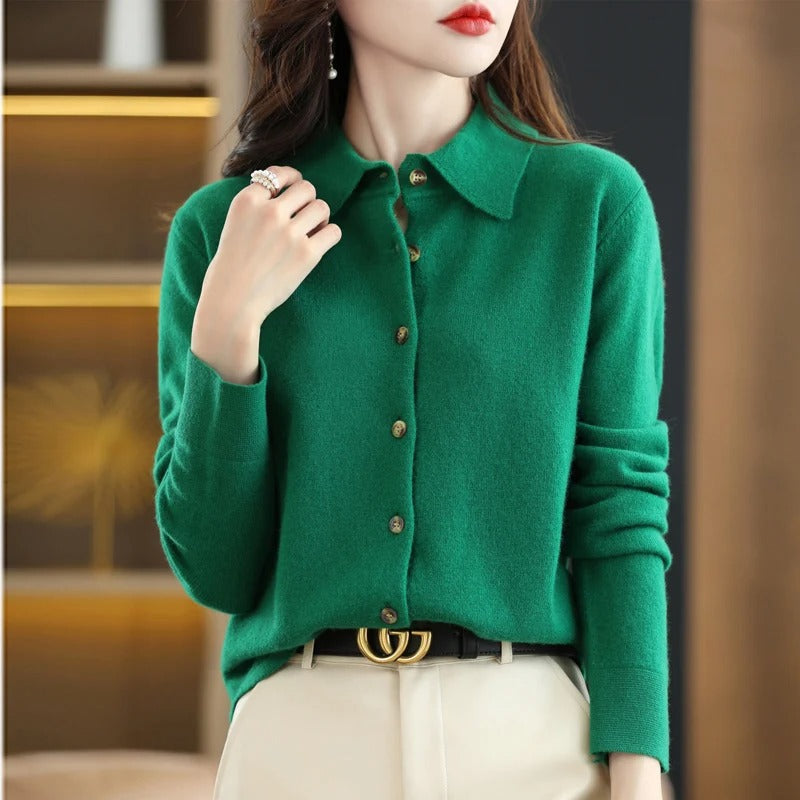 Cardigan Odelia in cashmere con bottoni