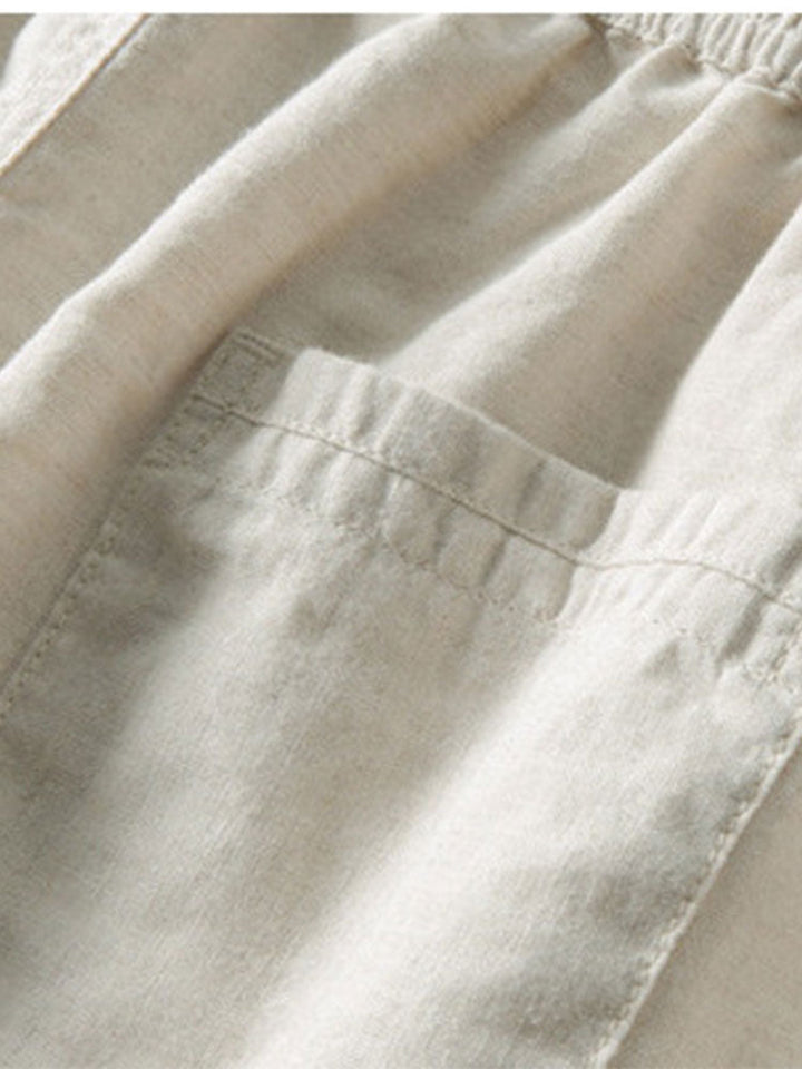 Abito casual Leo con pantaloni di lino