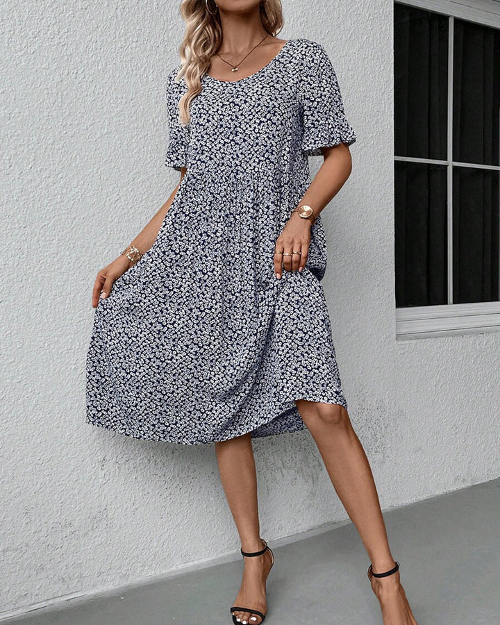 Fleur Vestito midi floreale moda donna elegante