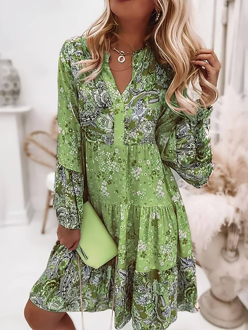 Kimberly - Vestito da spiaggia floreale Boho