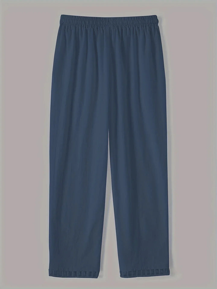 Pantaloni cropped Tracey con finiture a contrasto