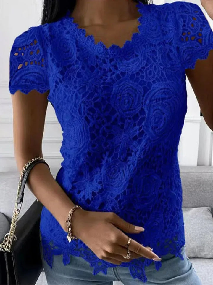 Vintage Lace Patchwork Blouse