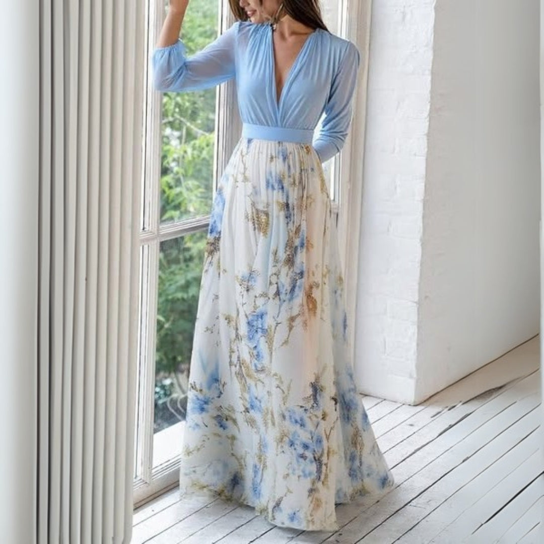Dolores - Maxi abito floreale elegante