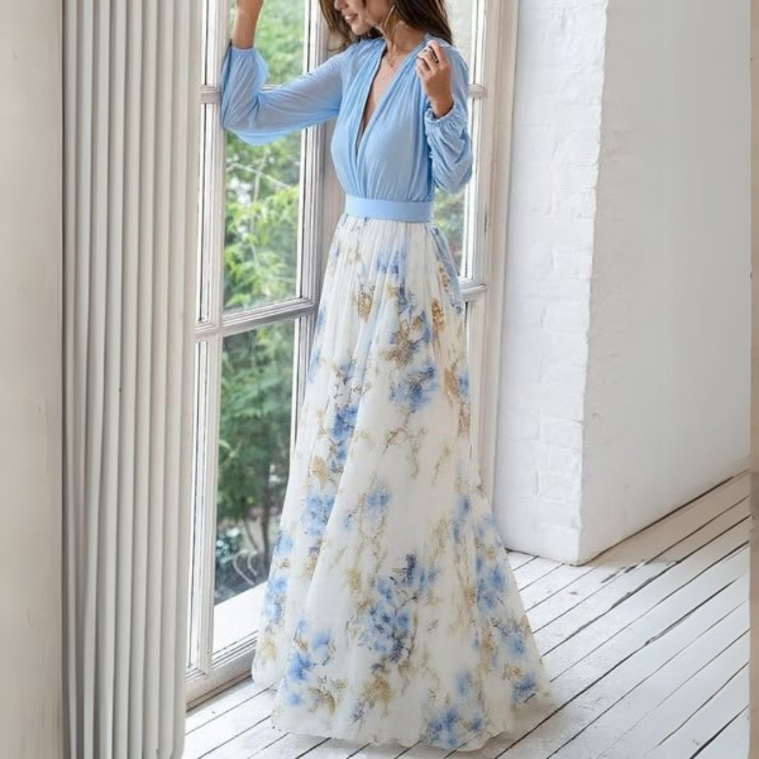 Dolores - Maxi abito floreale elegante