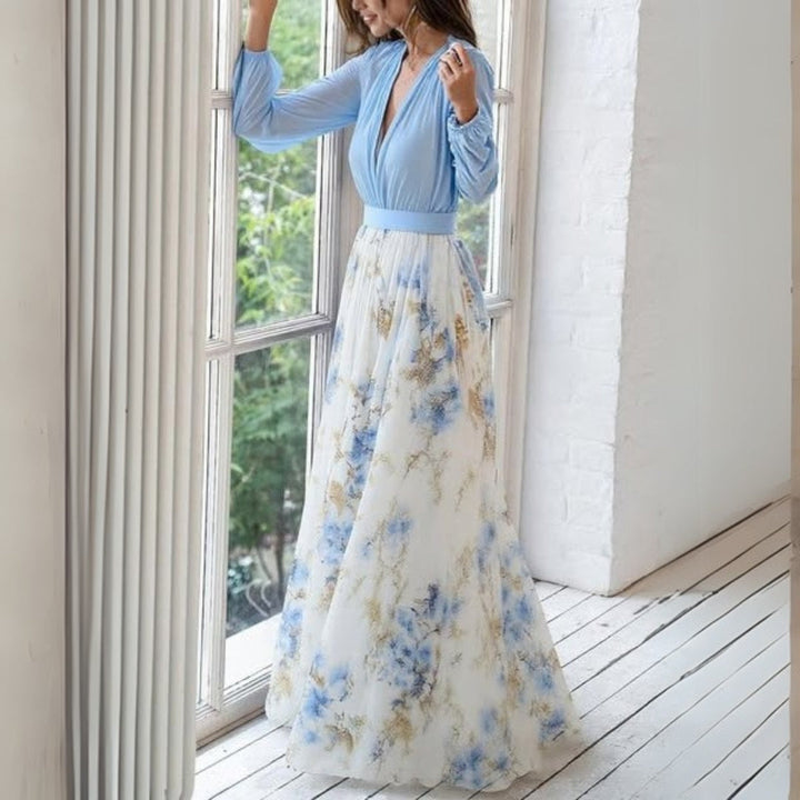 Dolores - Maxi abito floreale elegante