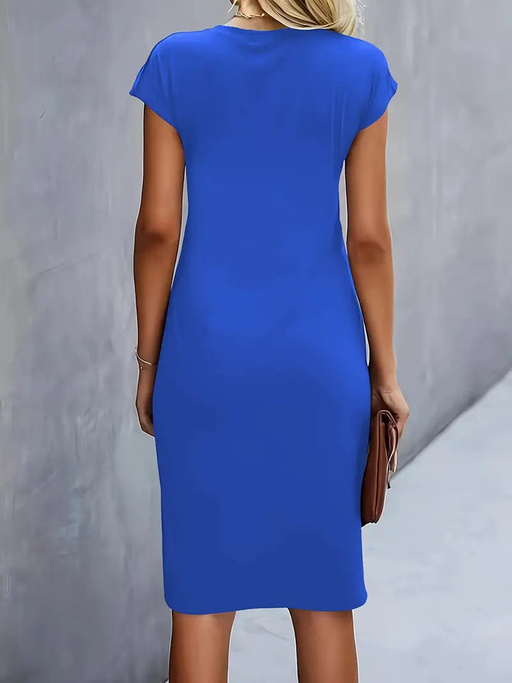 Adelina - Vestito elegante con scollo rotondo