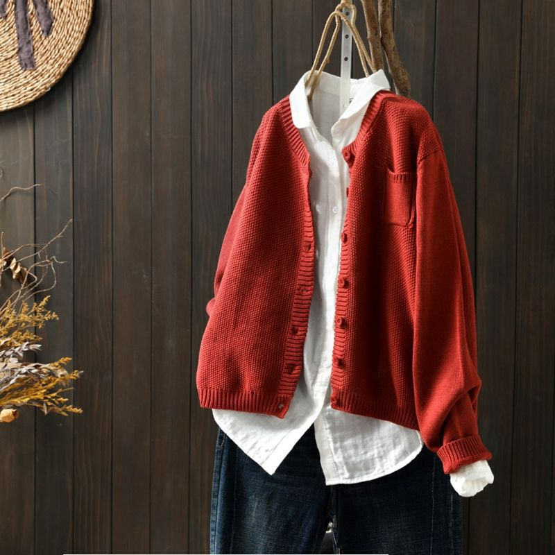 Bianca - Cardigan in maglia accogliente