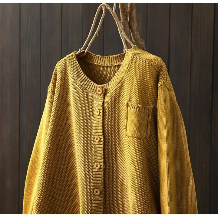 Bianca - Cardigan in maglia accogliente