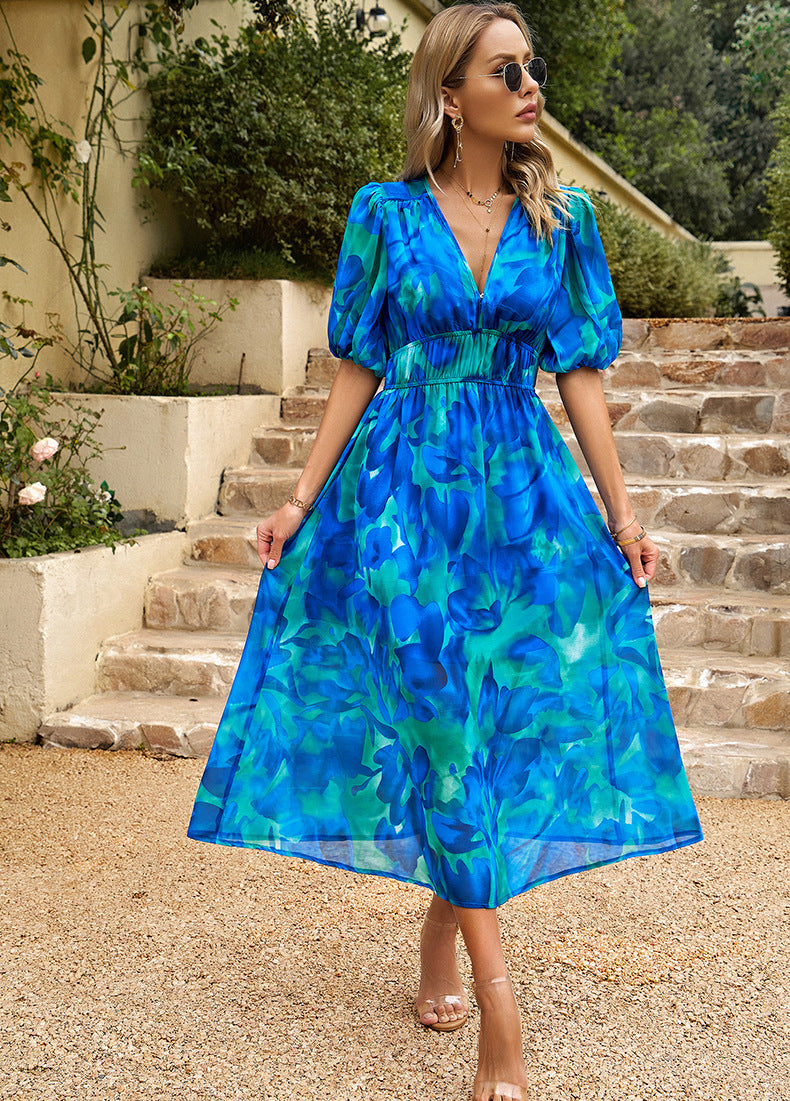 Abito floreale elegante Flore