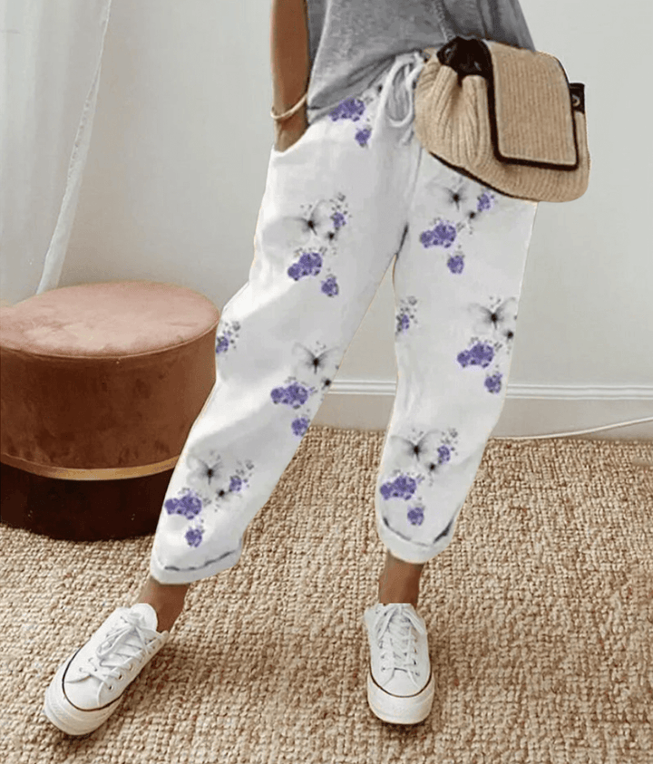 Pantaloni di lino rilassati Annabel