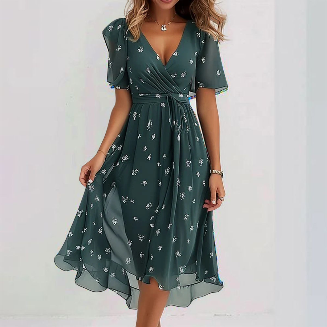 Florence Special - Vestito midi a maniche corte