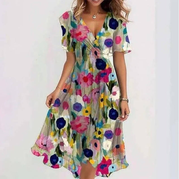 Florence Special - Vestito midi a maniche corte