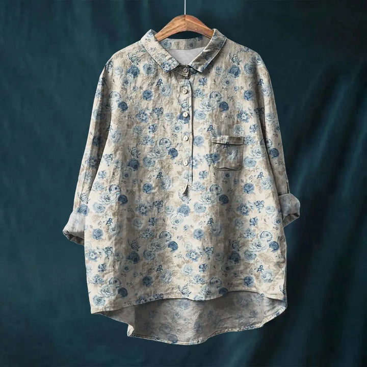 Camicia floreale da donna Liesa Elegant