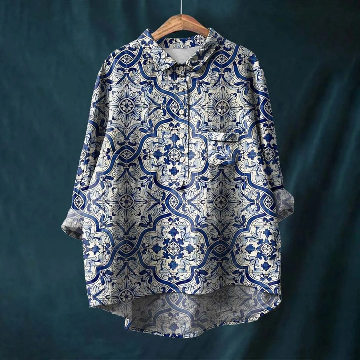 Camicia floreale da donna Liesa Elegant
