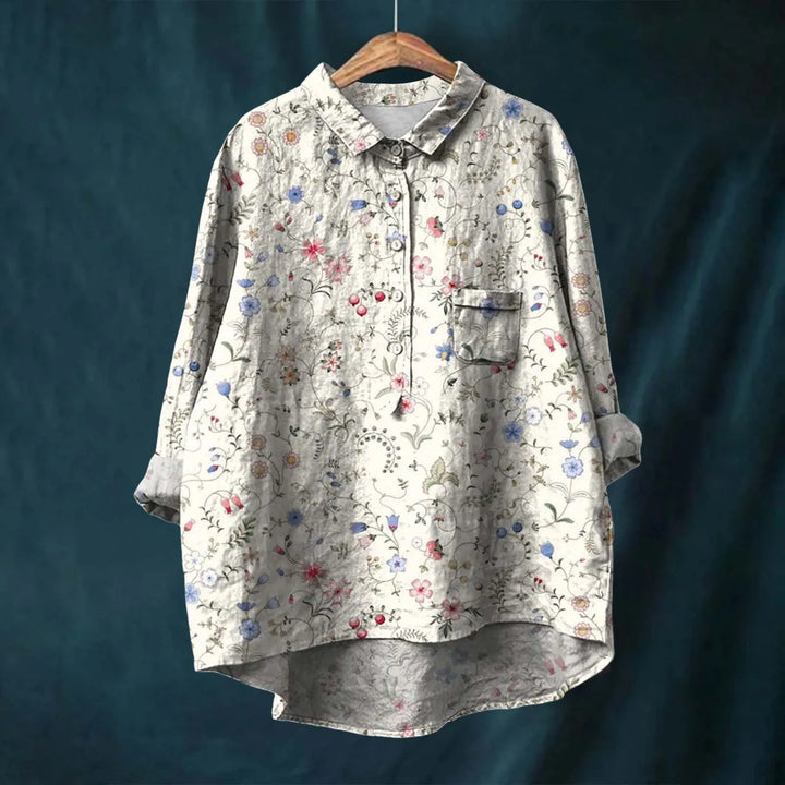 Camicia floreale da donna Liesa Elegant