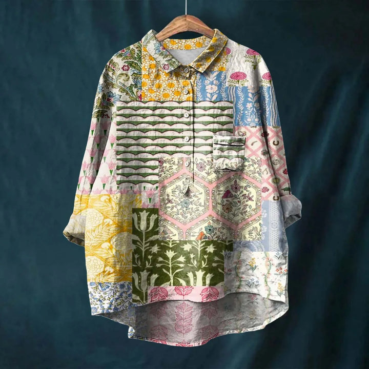 Camicia floreale da donna Liesa Elegant