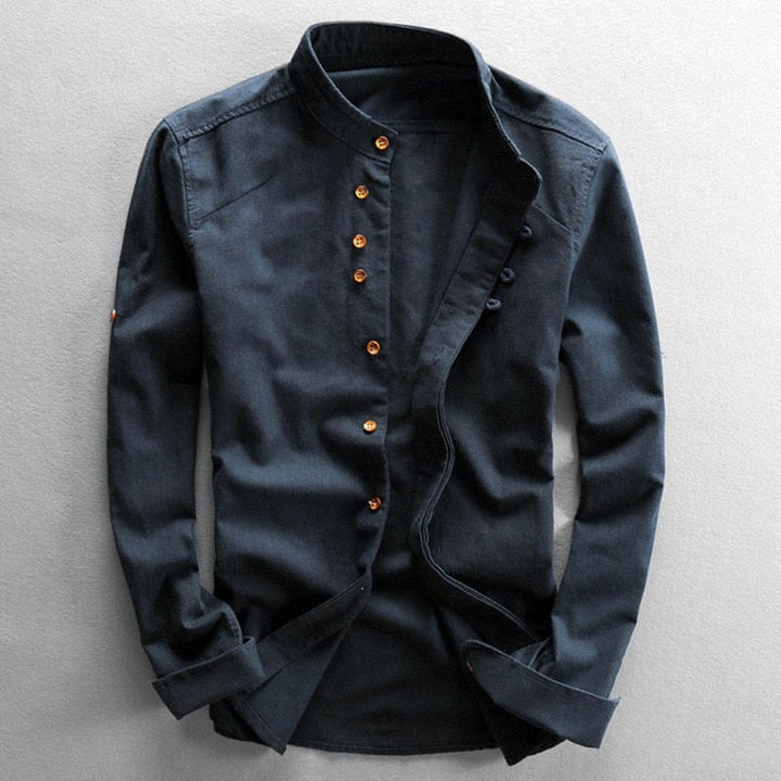 ARATA Camicia con katana in stile giapponese